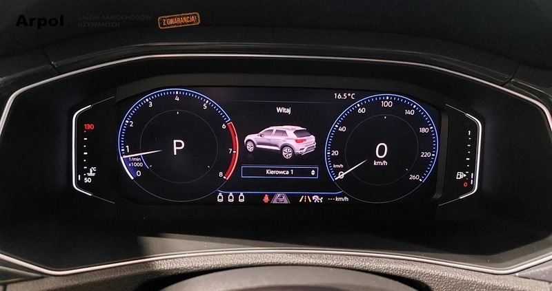 Volkswagen T-Roc cena 124900 przebieg: 63020, rok produkcji 2019 z Tyczyn małe 562